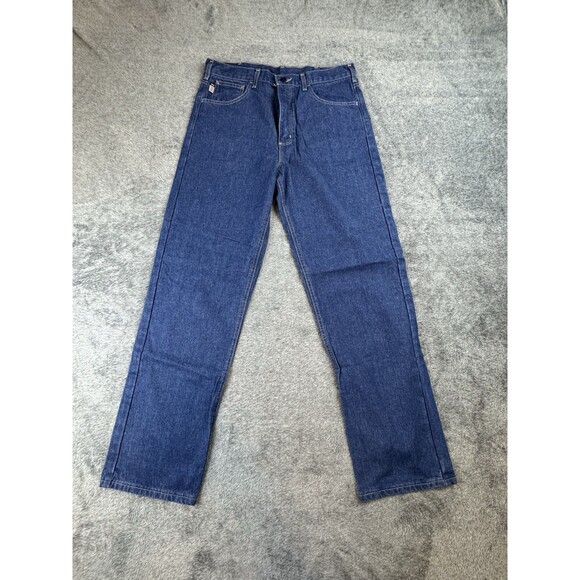 Carhartt Relaxed Fit Cat 2 Jeans Mens Size 34x34 Blue Fire Resistant Workwear